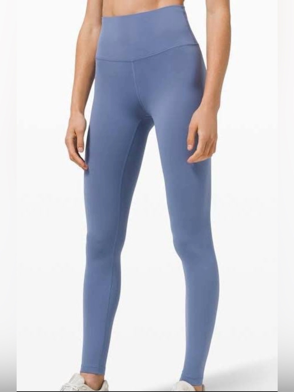 Lululemon Wunder train HR crop 23”Leggings in Water drop blue size 8 (B1)